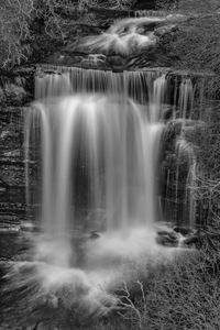 Wasserfall / water fall (Isle of Skye / Schottland - Scotland) b&amp;w182